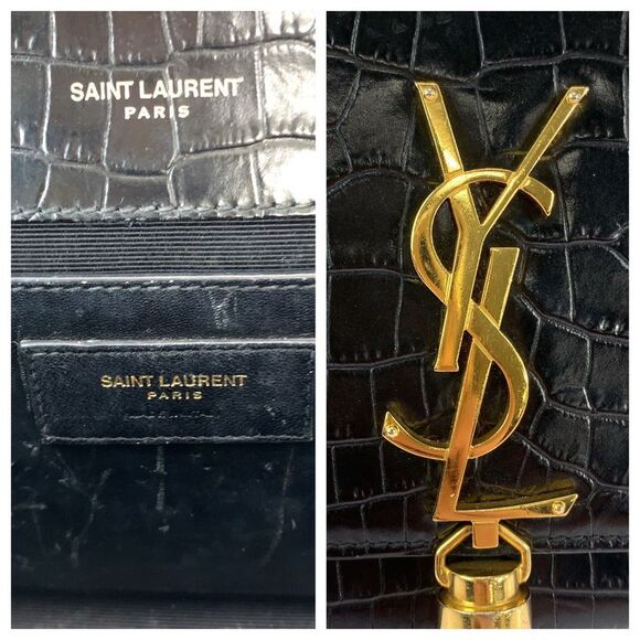 Saint Laurent Kate Leather Crossbody Bag - Picture 4 of 4
